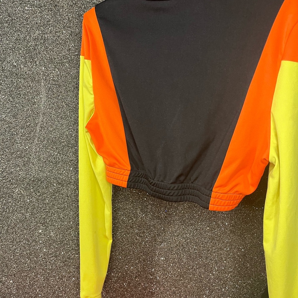 Colorful Cropped Jacket with Zip - Picture 4 of 4